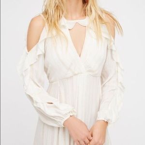 free people white huxley maxi dress